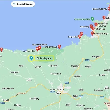 Megara; Havuzlu, Denize Yakin Izole Bir Alan Kandira